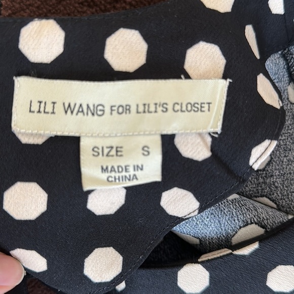 Anthropologie Lili Wang for Lili's Closet Polka Dot Casual Dress - Picture 7 of 12